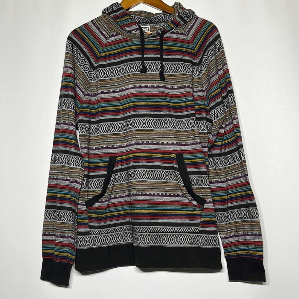 Pull Over Hoodie With Front Side, Pockets And Dra… - image 1